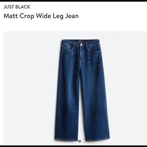 Just Black Stitch Fix High Rise Wide Leg  Jeans 8